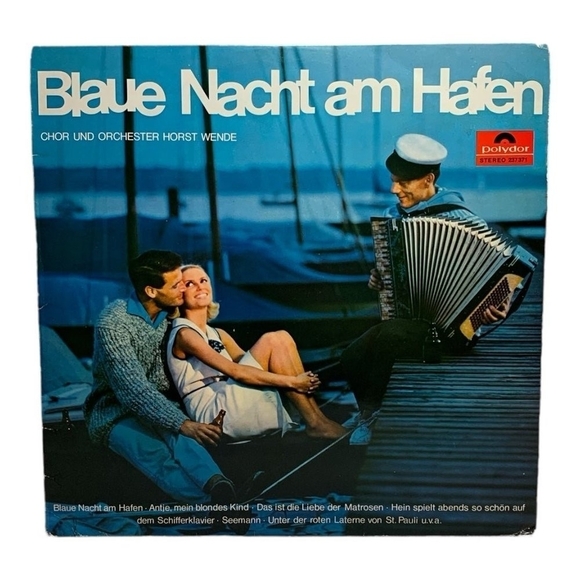 LP Horst Wende Mit Chor Und Orchester - Blaue Nacht Am Hafen Vinyl Record - Picture 1 of 2